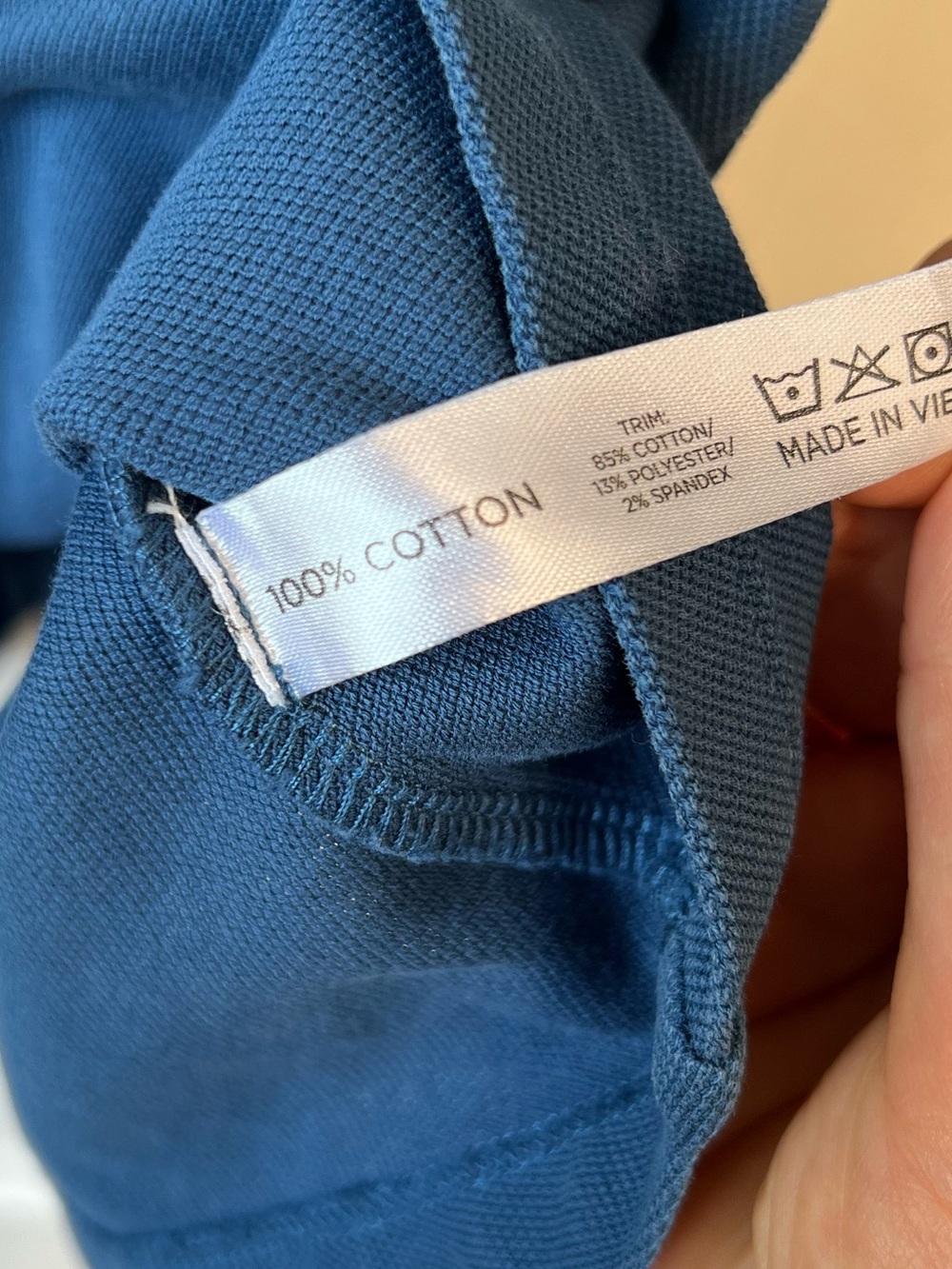 Tuckernuck Long Sleeve Pique May Polo Dress Poseidon Blue Small - Picture 12 of 15